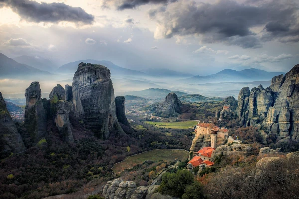 Visit Meteora Rocks in Kalampaka, Greece
